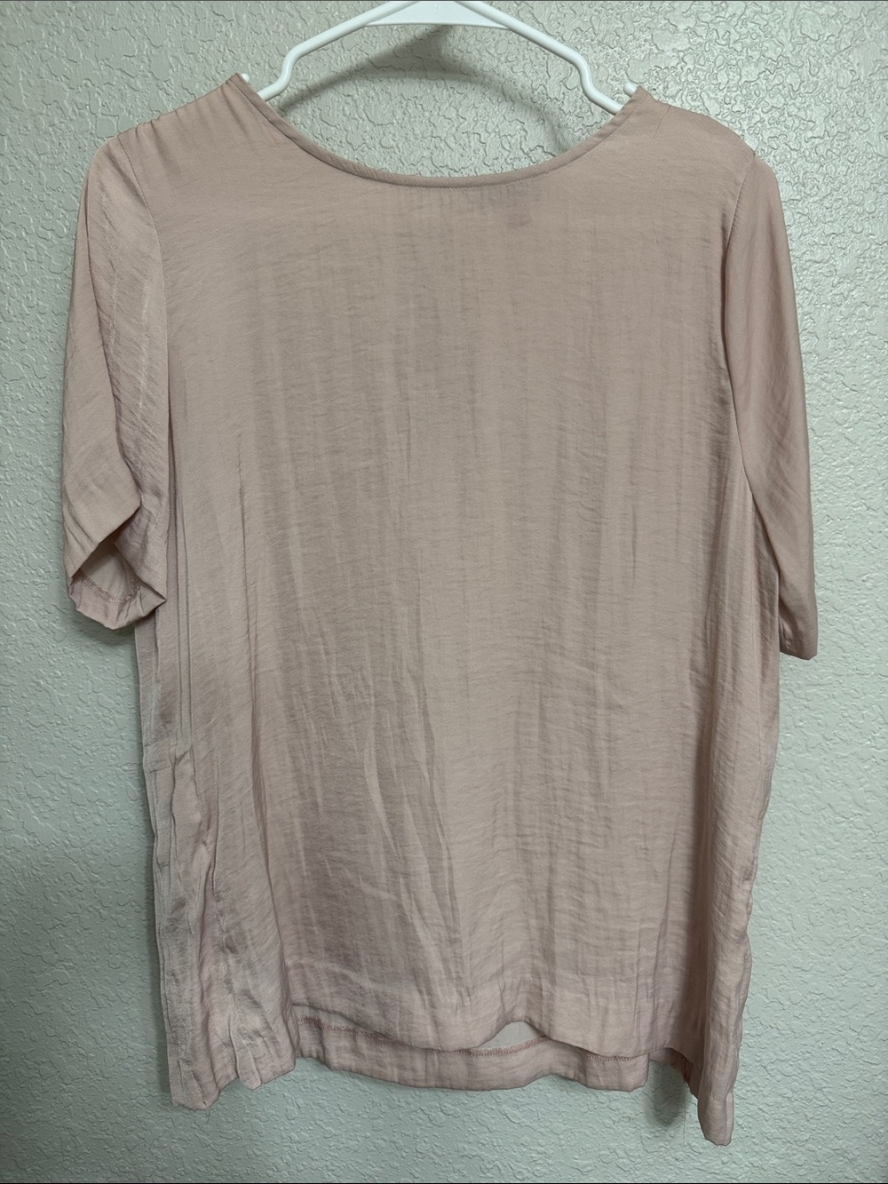Vince Camuto Soft Blush Pink Short Sleeve Top